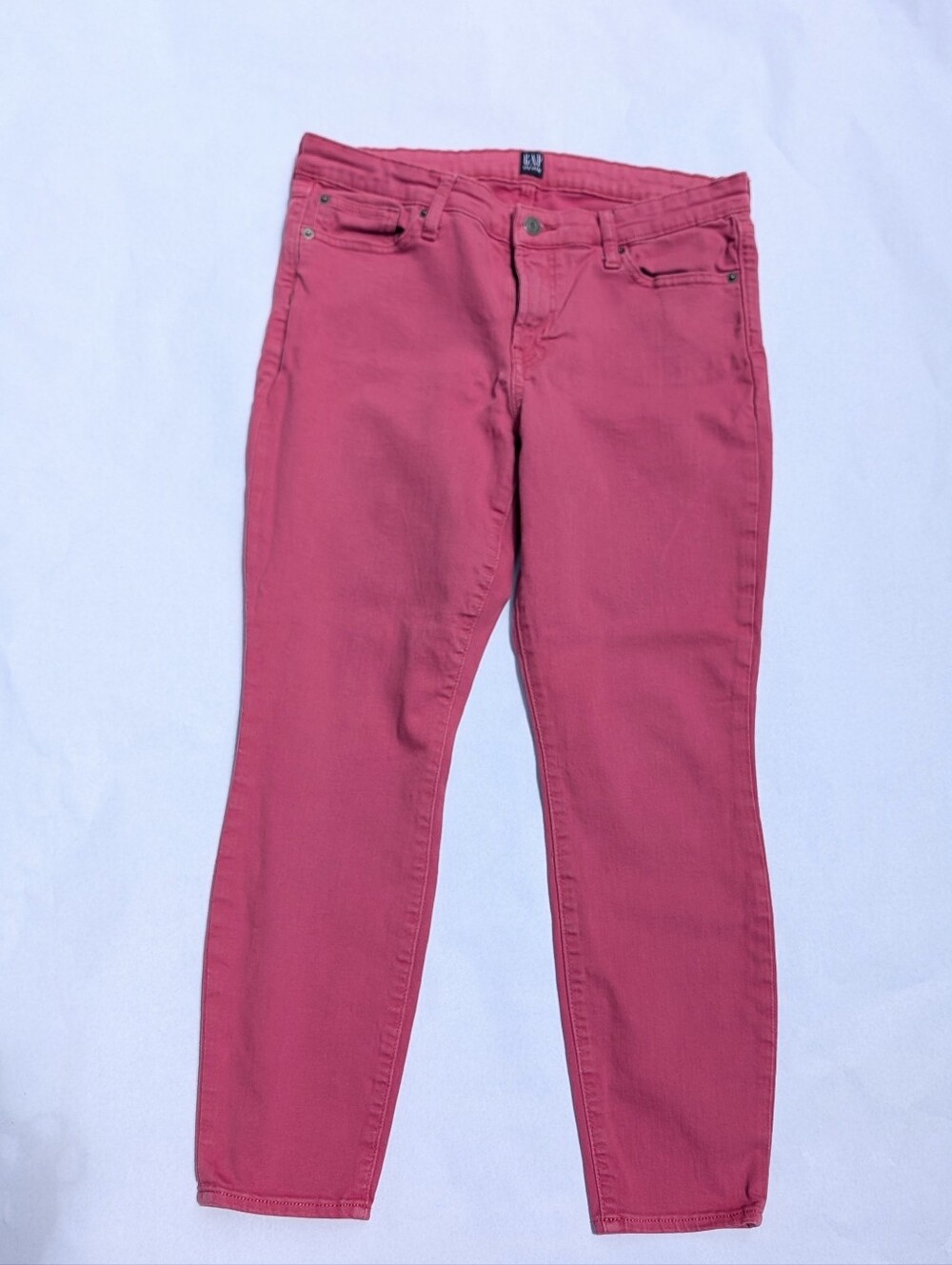 GAP Denim Womens Wild Rose Pink Skinny Ankle Legging Jeans Size 30 reg